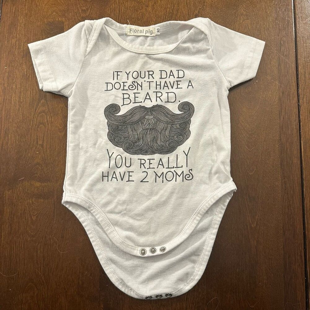 Baby Bodysuit Funny Sarcastic Suit Graphic Novelty Jumper Beard 6 months